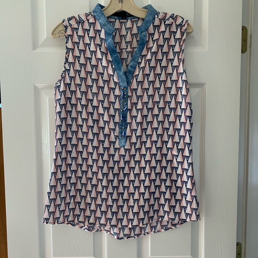 Printed Blouse NWOT
